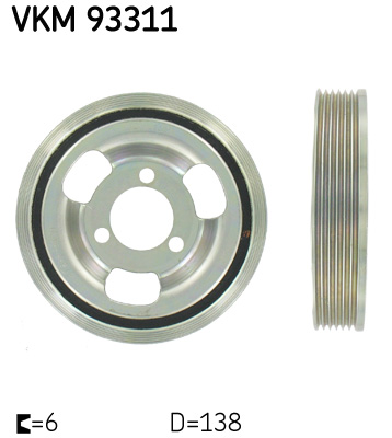 Fulie curea, arbore cotit VKM 93311 SKF